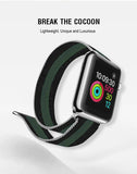 Black'n Green Milanese Apple Watch Band