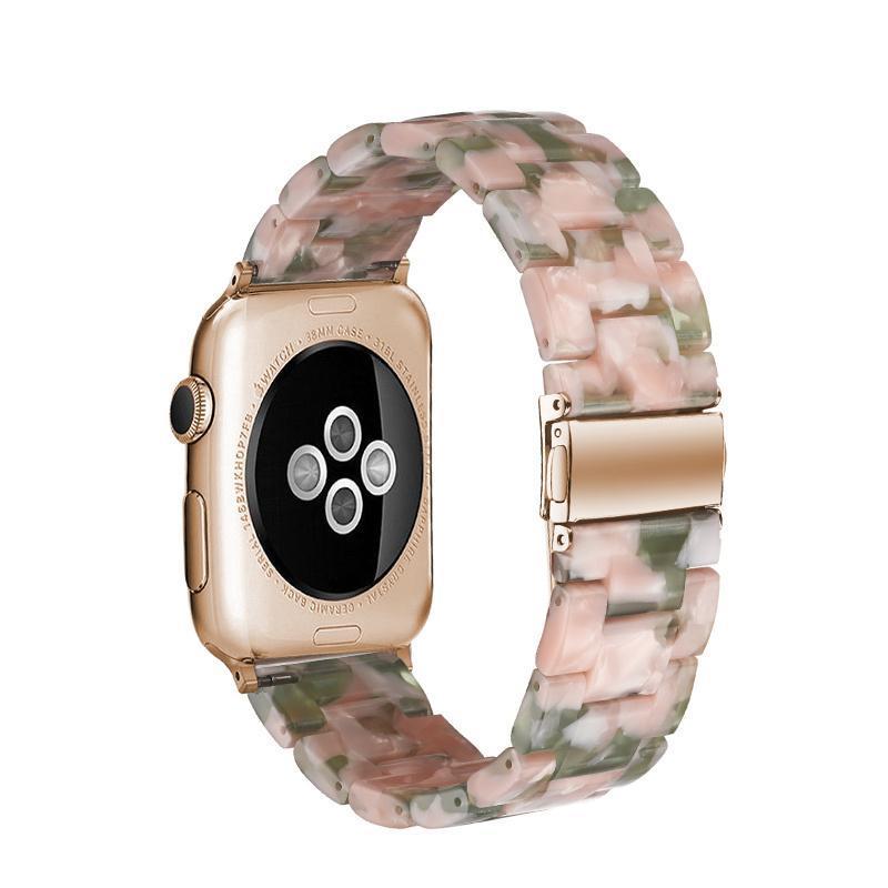 Pink'n Green Resin Band For Apple Watch