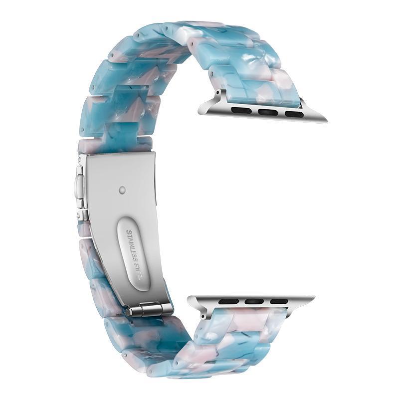Sky Blue Resin Band For Apple Watch