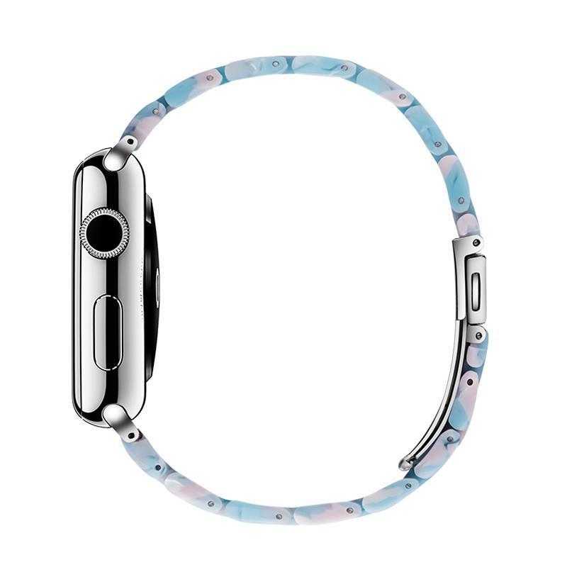 Sky Blue Resin Band For Apple Watch