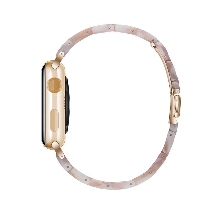 Pink Bloom Resin Band For Apple Watch