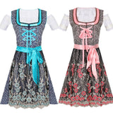 Women Germany Oktoberfest Holiday Party Dress Beer Girl Uniform Bavarian Dirndl Wench Sexy Maid Costumes