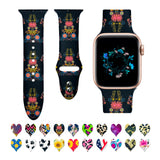 Trendy Leopard Dog Paw Silicone Rubber Strap For Apple Watch