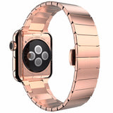 Stainless Steel strap for Apple Watch band 5 4 3 42 mm 44 mm 40mm iwatch series 5 4 3 2 band 42mm/38mm Butterfly metal Bracelet