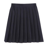 High Waist Short Pleated Black Mini Tennis Korean Navy Blue Skirts Summer y2k Bottoms