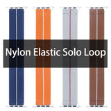Braided Solo Loop Nylon Bands for Apple Watch Band 44mm 40mm 38mm 42mm for IWatch Series 6 SE 5 4 3 Elastic Fabric Bracelet