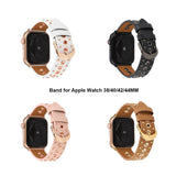 Punk Belt Strap For Apple Watch Bands 3 2 38mm 42mm Leather bracelet For Iwatch Band series 5 4 40mm 44mm Watchband Accessories