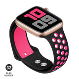Band for Apple Watch 5 4 3 2 1 42MM 38MM soft Breathable strap Silicone Sports bands for Nike+ Iwatch series 5 4 3 40mm 44mm