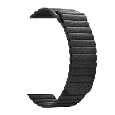 Leather Strap for Apple Watch Band 44mm 42mm 40mm 38mm Strong Magnetic Closure Wristband for iWatch Series 5 4 3 2 1 accessories