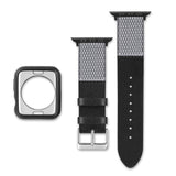 Leather bracelet strap For apple watch Band 38/40mm Suit TPU Protective Case 44/42mm replacement correa iwatch Series 5/4/3/2/1