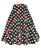 Casual High Waist Cotton Daily Skirt For Summer Slim A-line Women Knee-length Office Big Swing Rockabilly Party 50s Skirts