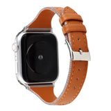 Band For Apple Watch Series 5/4/3/2/1 38mm 42mm 40mm 44mm Leather Breathable Bracelet wrist Strap Sport Loop for iwatch series