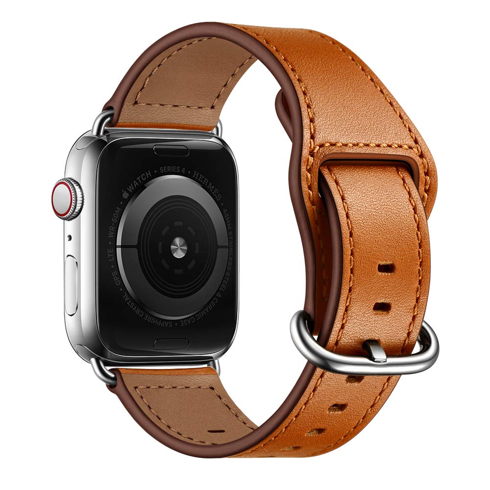 Leather strap For Apple watch band 44mm 40mm iWatch band 42mm 38mm Genuine Leather belt bracelet Apple watch series 3 4 5 se 6