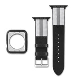 Leather bracelet strap For apple watch Band 38/40mm Suit TPU Protective Case 44/42mm replacement correa iwatch Series 5/4/3/2/1