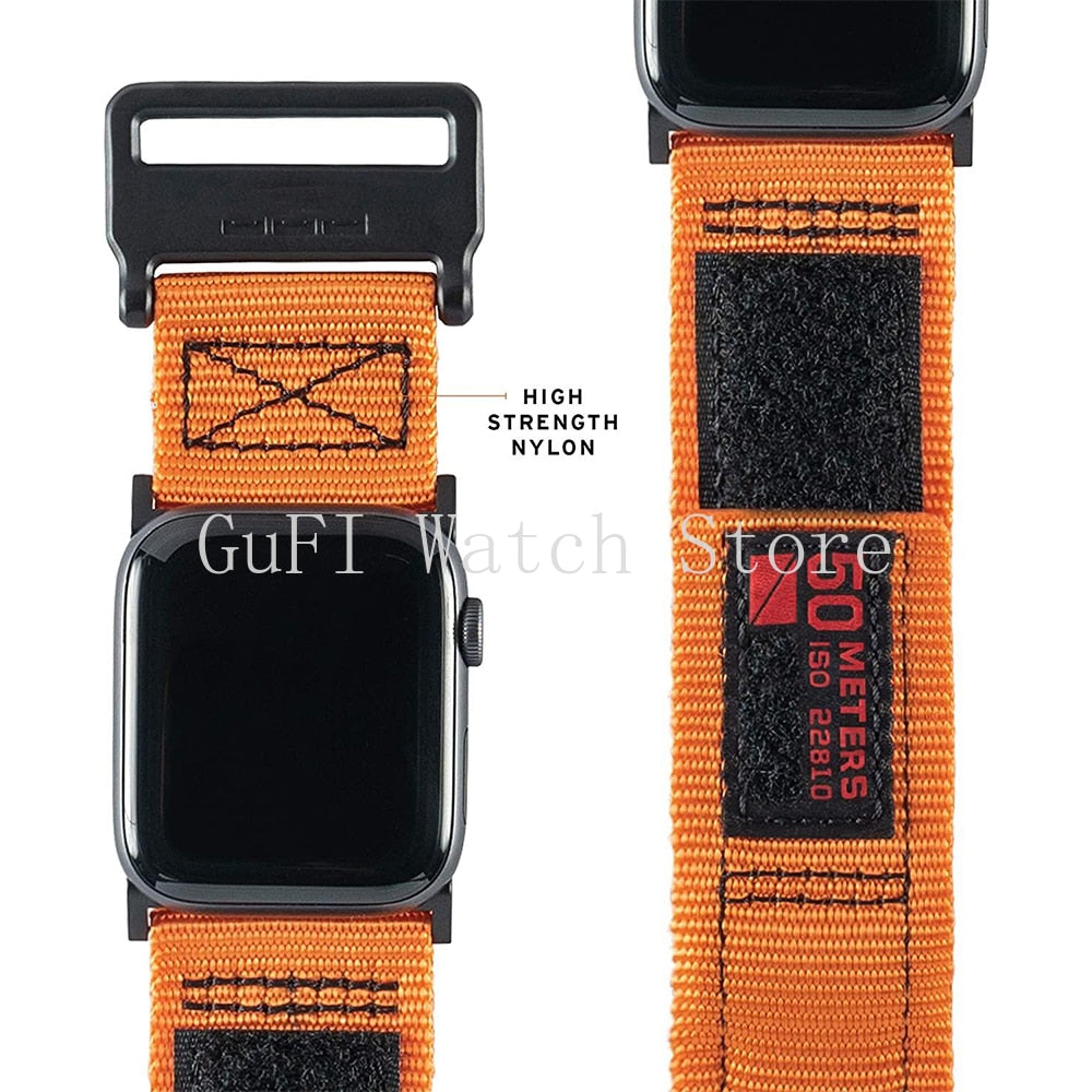 nylon sport watch band for Apple watch 6 se 5 4 40mm 44mm loop strapwatchbands for iwatch 5 6 2 3 38mm 42mm bracelet wristbelt