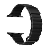 Magnetic Loop Leather Strap for Apple Watch Band 7 41mm 45mm Belt Bracelet for iWatch Series 6 5 3 SE 40mm 44mm Chain Wristbands