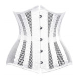 Sexy Women Lace Up Corset Bustier Top Plus Size Corselet Steel Bone Waist Trainer Underbust Corsets Breathable Slimming Belt