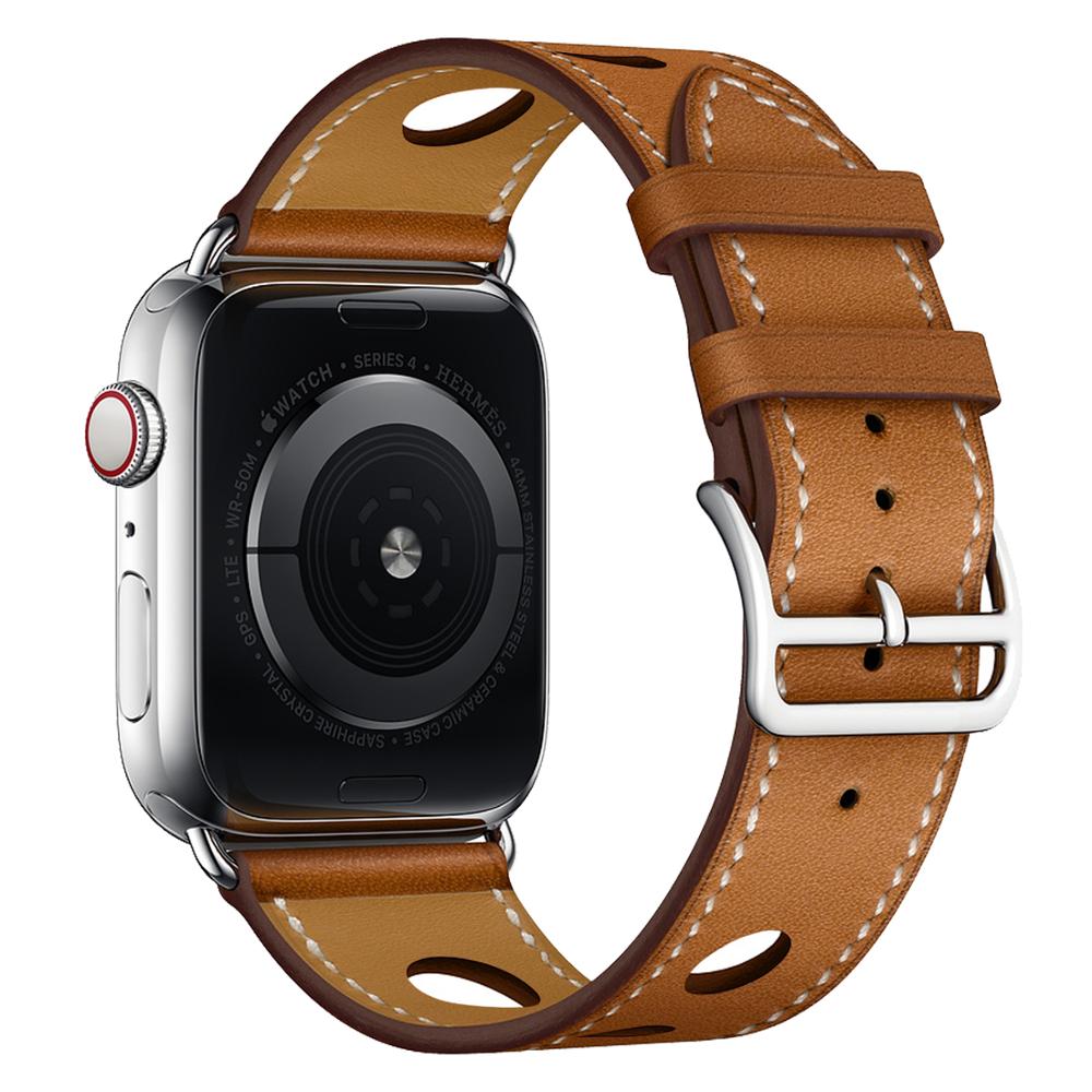 leather Strap for Apple watch Band 6 38/42mm Sport belt wristband Bracelet for iWatch Bands Series 5 4 3 SE 40mm 44mm Watchband