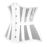 Sexy Women Lace Up Corset Bustier Top Plus Size Corselet Steel Bone Waist Trainer Underbust Corsets Breathable Slimming Belt