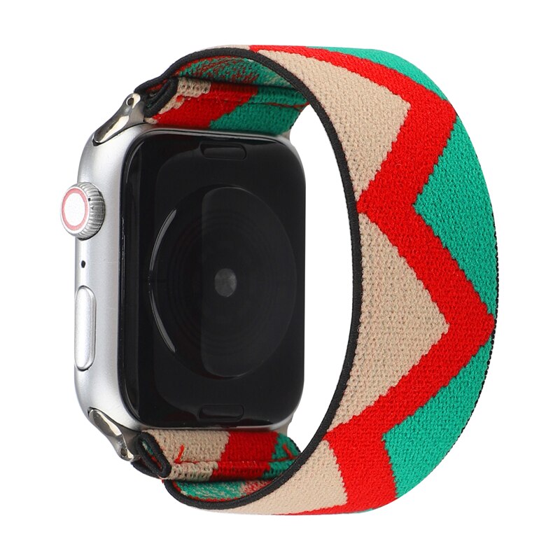 Elastic Fabric Bracelet for Apple watch band SE 6 5 4 40mm 44mm Belt strap for iwatch series bands 6 5 3 2 38mm 42mm watchband