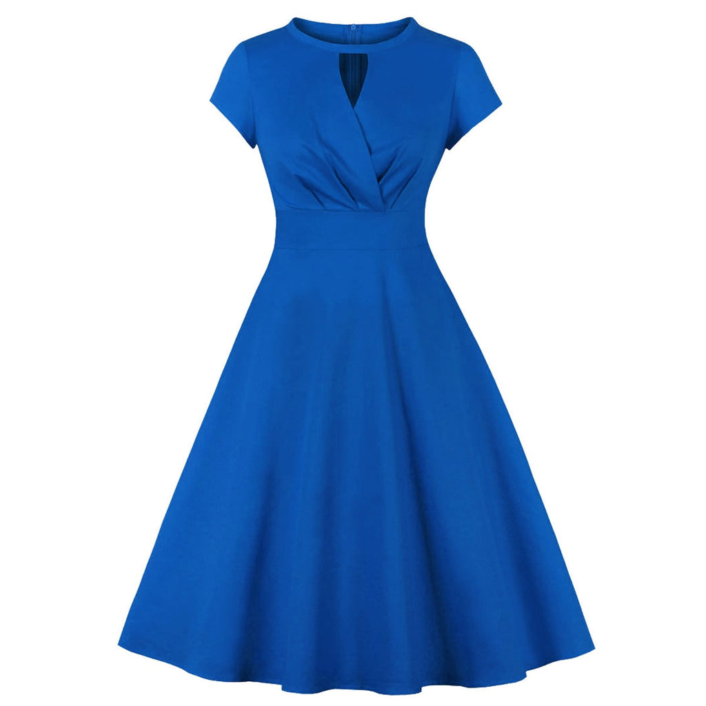 New French Style Cotton A Line 50S 60S 40s Party Casual Dress High Wai jetechband New French Style Cotton A Line 50S 60S 40s Party Casual Dress High Wai jetechband