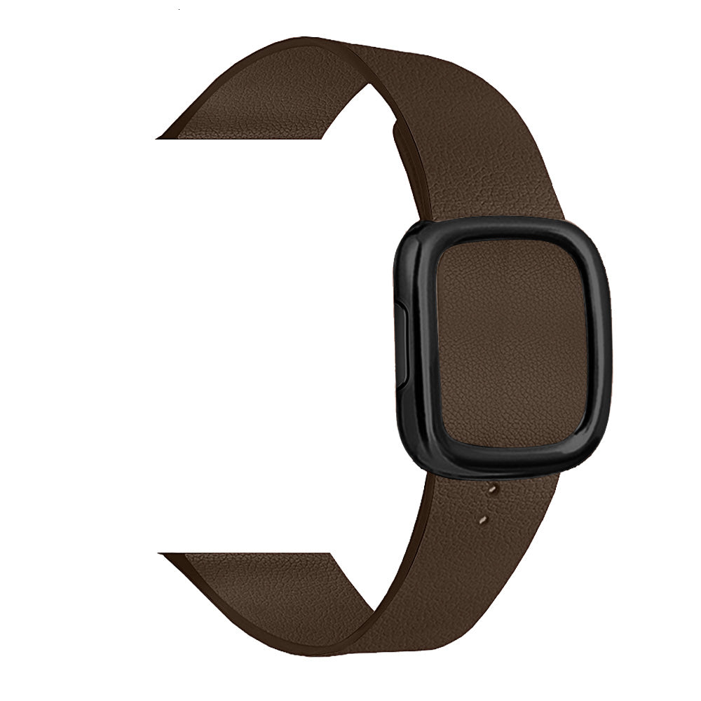 Leather Loop Strap For apple watch band 4 44/40mm modern style Bracelet wrist band accessories For iWatch series 3/2/1 42/38mm