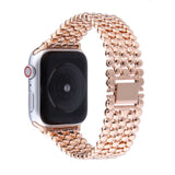 Stainless Steel Strap For Apple watch Band 6 40mm 44mm Breathable Bracelet iwatch series Bands 5 SE 3 38mm 42mm Metal Wristbands