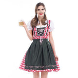 Women Germany Oktoberfest Holiday Party Dress Beer Girl Uniform Bavarian Dirndl Wench Sexy Maid Costumes