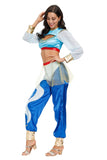 Halloween Christmas Party Cosplay Adult Princess Jasmine Costumes For Women Party Belly Dance Dress Aladdin Costume