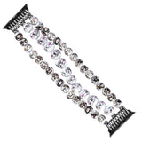 Bling Dressy Bands for Apple Watch 38mm 42mm Band Ceramic Beaded Watchband for iWatch Series 3/ Series 2 Bracelet for Woman Girl