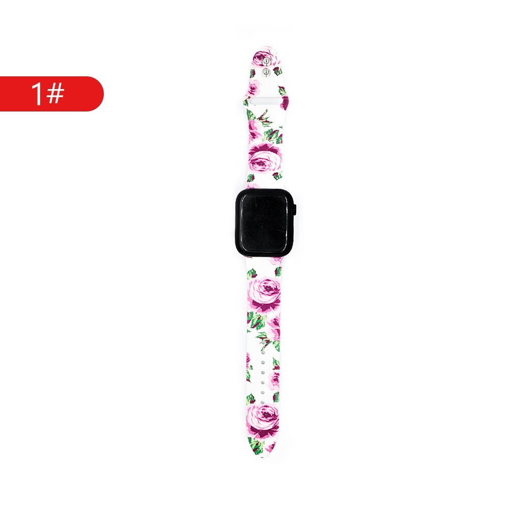 Silicone Strap For Apple Watch Band Correa Bracelet