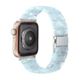 Resin Watch strap for apple watch 6 5 4 band 42mm 38mm transparent correa belt for iwatch 6 series 5 4 3/2 bracelet 44mm 40mm