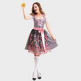 Women Germany Oktoberfest Holiday Party Dress Beer Girl Uniform Bavarian Dirndl Wench Sexy Maid Costumes