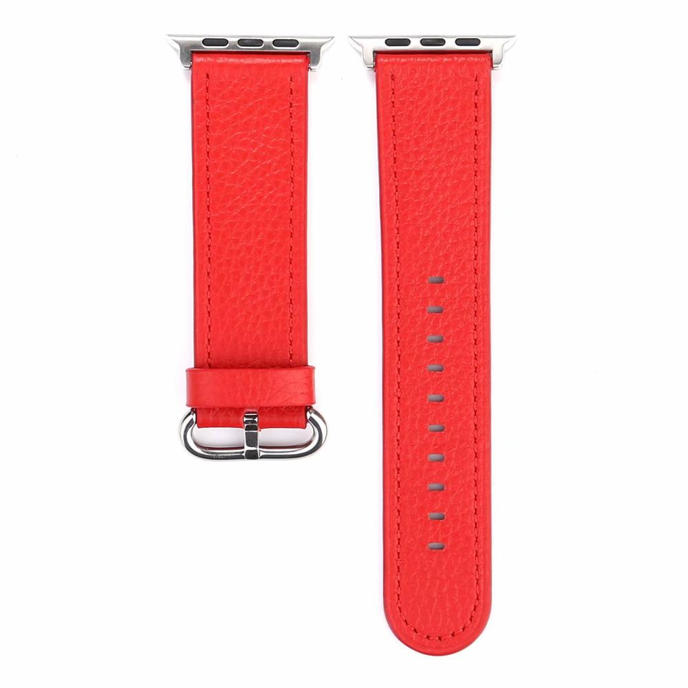 Genuine Leather watchband for apple watch band 6 5 40mm 44mm classic belt bracelet Strap for iWatch bands series 4 3 2 38mm 42mm