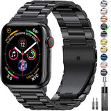 Metal Strap compatible for Apple Watch Metal Stainless Steel Iwatch Band With Tool