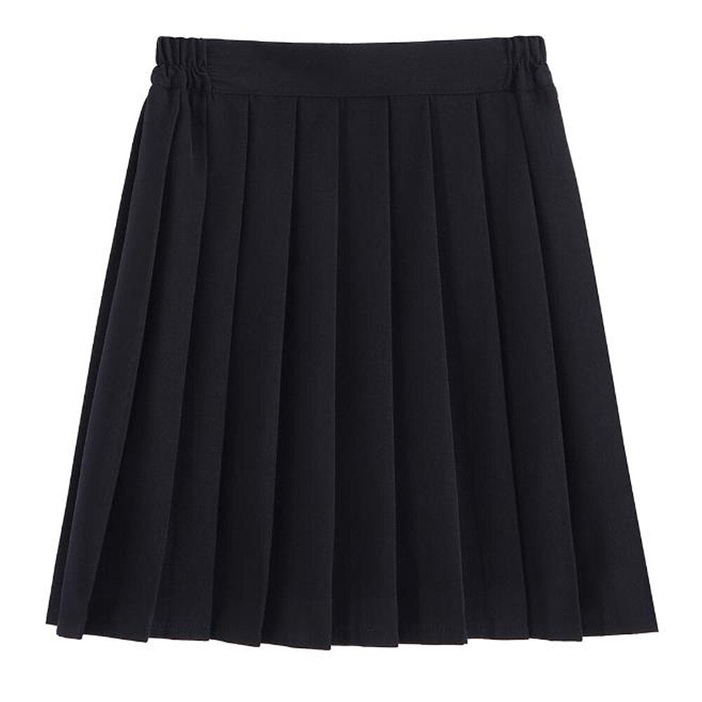 High Waist Short Pleated Black Mini Tennis Korean Navy Blue Skirts Summer y2k Bottoms