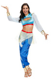 Halloween Christmas Party Cosplay Adult Princess Jasmine Costumes For Women Party Belly Dance Dress Aladdin Costume