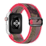 Bohemia Elastic Nylon Loop Band For Apple Watch 6 38mm 40mm 42mm 44mm Watch Adjustable Elastic Strap For Iwatch Series 6 5 4 3