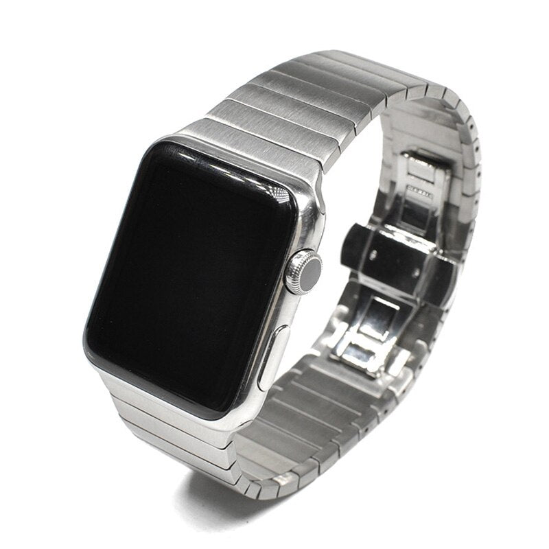 Stainless Steel Link strap for apple Watch Band 4 44/40mm Bracelet for iwatch Bands 42/38mm Series 3 2 1 wristband Accessories