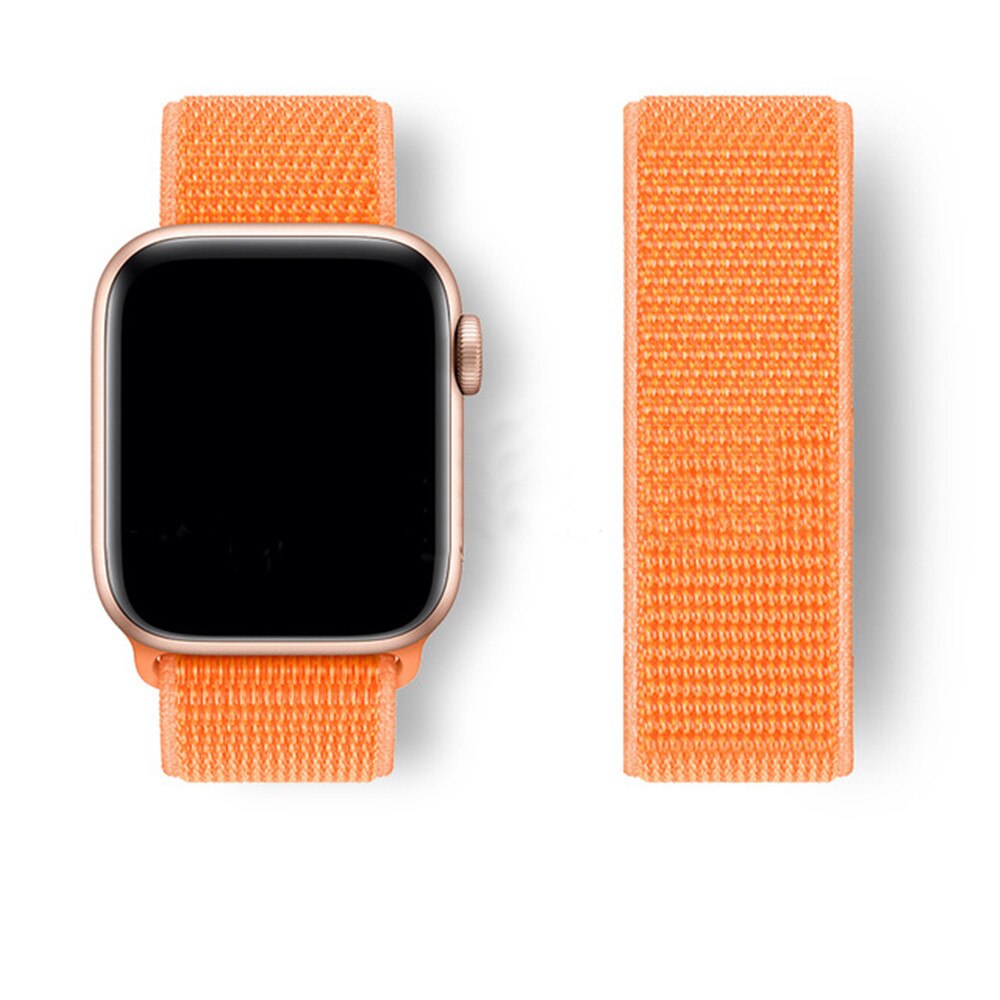 Nylon Loop Strap For Apple Watch 6/SE/5/4 42MM 44MM Band Replacement Wristband For iwatch 3/2/1 38MM 40MM Bracelet Accessories
