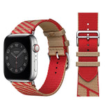 Nylon braid Jumping Single Tour Strap for iWatch 38mm 42mm sports band for Apple Watch 40mm 44mm bracelet 6 SE 5 4 321 Series