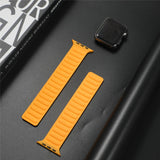 Silicone Link strap for Apple watch band 44mm 40mm iWatch band 38mm 42mm Magnetic Loop bracelet Apple watch series 6 5 4 3 SE