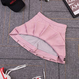 Women's High Waist Sexy Mini Pleated Skirts Dance Gothic School Student Sweet Girl Summer Pink Blue Short Vintage Plaid Skater