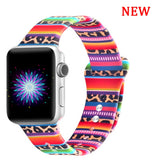 Sports Printed Silicone Watchband For Apple Watch Series 7/6/SE/5/4 Rubber Wristband For iwatch 3/2/1 Bracelet