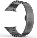Stainless Steel strap for Apple Watch band 44mm 40mm iWatch band 42mm/38mm Butterfly buckle Metal Bracelet Apple watch 5 4 3 21