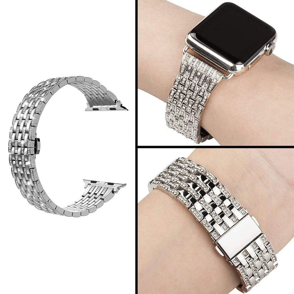 chanel designer apple watch bands 44mm for women