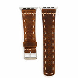 Car line Leather watchband for apple watch band SE 6 5 40mm 44mm Retro belt bracelet Strap for iWatch bands series 4 3 38mm 42mm