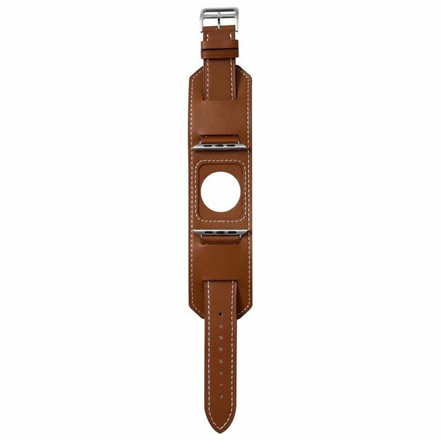Leather Loop Band For Apple Watch Bracelet Strap