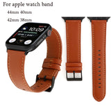 Strap for apple watch band 42mm 38mm 44mm 40mm Genuine leather Sport loop bands for iwatch Series 5/4/3/2/1 bracelet accessories