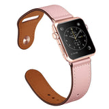 Double Color Leather Band For Apple Watch Genuine Leather Sports Strap